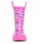 Boots Kids Girls' Character Printed Waterproof Easy-On Rubber Rain Boots (Toddler/Little Kids) - C3128HH5KOP $41.24