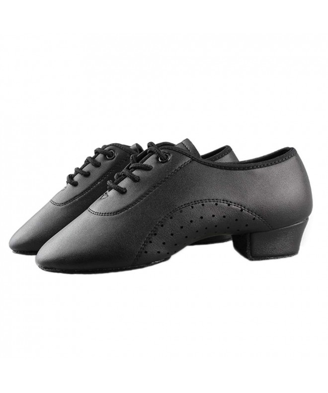 Dance Boys Professional Latin Dance Shoes Kids Ballroom Jazz Tango Waltz Shoes - Black - CG18LS3NIYY $34.98