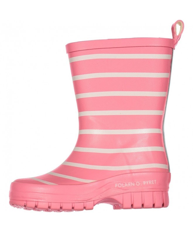 Boots CLASSIC STRIPE RAIN BOOTS (2-6YRS) - Pink Lemonade - CH18C75O0M3 $49.09