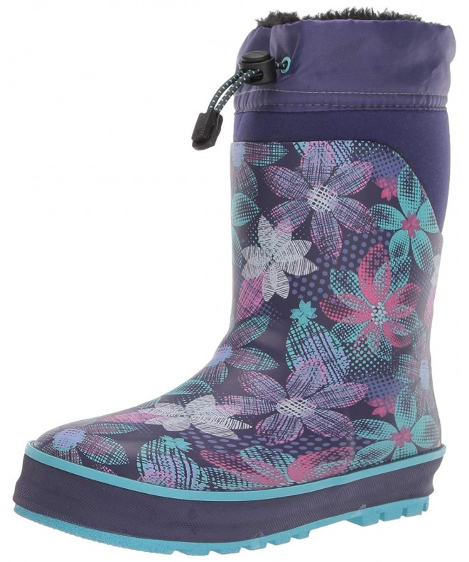 Boots Kids' Waterproof Insulated Neoprene Boot Snow - Purple - CO18LY6YNYM $55.53