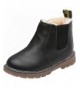 Boots Boy's Girl's British Waterproof Plush Inside Snow Boots(Baby/Toddler/Little Kid/Big Kid) - Black(plush Inside) - CI186D...