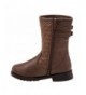 Boots Girls Fashion Winter Boots (Little Kid/Big Kid) - Brown - CM18K3QT9ZE $57.50