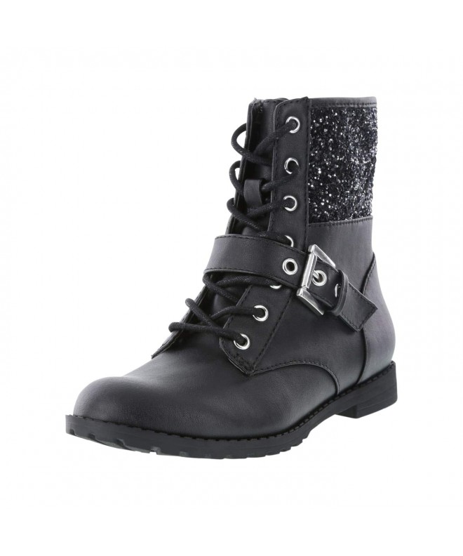 Boots Girls' Toni Glitter Boot - Black - CR18KAZXGS8 $36.54