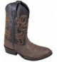 Boots Mountain Childrens Monterey Western Cowboy Boots - Brown/Black - CA1294ZU91N $82.06