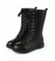 Boots Boy's Girl's Waterproof Leather Plush Inner High Boots(Toddler/Little Kid/Big Kid) - Black(plush Inner) - CQ12N836DO3 $...