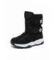 Boots Snow Boots for Boys and Girls Winter Waterproof Warm Outdoor Shoes - Black - C118K5UDLS7 $54.83