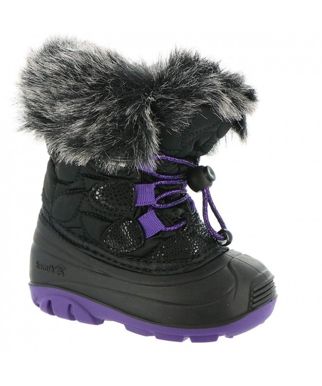 Boots Kids' Lychee Snow Boot - Black - CP12NZ5R7ZG $59.54