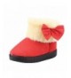 Boots Toddler Winter Bowknot Athletic Outdoor - Red - CO18KOWYSNH $25.11