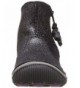 Boots Kids Zoe Toddler Girl's Lightweight Leather Boot Ankle - Black Sparkle - CZ18C7W57Y7 $75.91