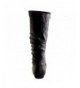 Boots Girls Side Zipper Faux Leather Boots (Toddler/Little Kid/Big Kid) - Black - C118HKARARZ $44.54