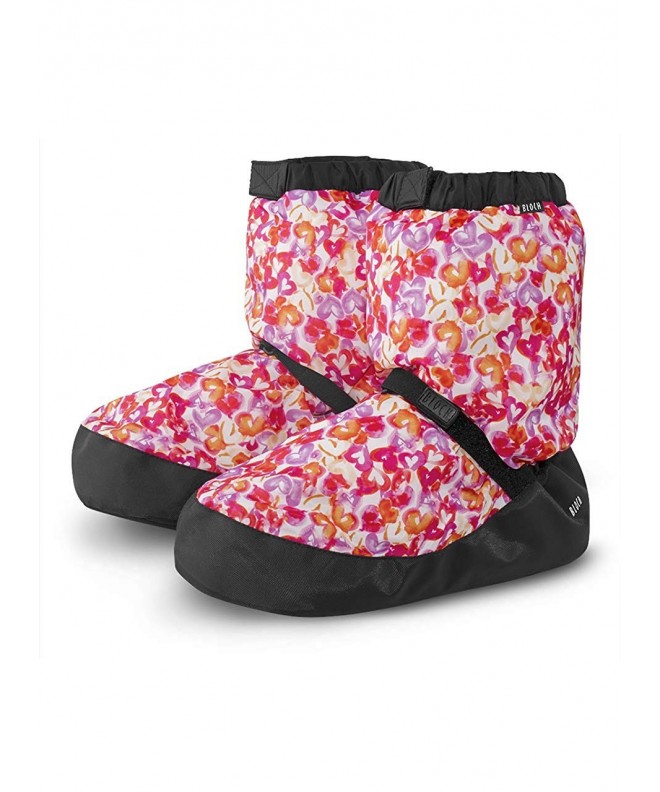 Boots Girls' Printed Warm Up Boot Slipper Hearts S Medium US Little Kid - C518C4X9LDX $73.19
