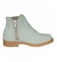 Boots Toddler Girls Faux Suede Ankle Bootie - Light Blue - CP18H0T5NAA $38.41