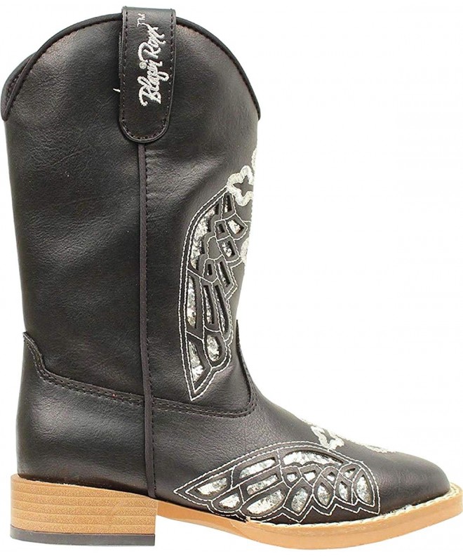 Boots Girl's Gracie Side Zip Boots - Man Made - Black - CB11T0NB7NT $79.23