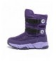 Boots Girls Boys Waterproof Winter Snow Boots Kids Fur Lined Warm Outdoor Shoes Winter (Little Kid/Big Kid) - Purple - CU18I5...