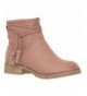 Boots Girl's Faux Saude Side Zipper Ankle Boots - Blush*2a - CL18KM9R2ID $44.19