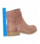 Boots Girl's Faux Saude Side Zipper Ankle Boots - Blush*2a - CL18KM9R2ID $44.19
