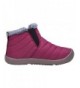 Boots Boys Girls Kids Waterproof Winter Snow Boots - Red - CO18I6CD7HO $23.25