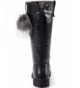 Boots Girl's Back Zip Overknee Warm High Snow Boots(Toddler/Little Kid/Big Kid) - Black - CI12N32K7G9 $40.35