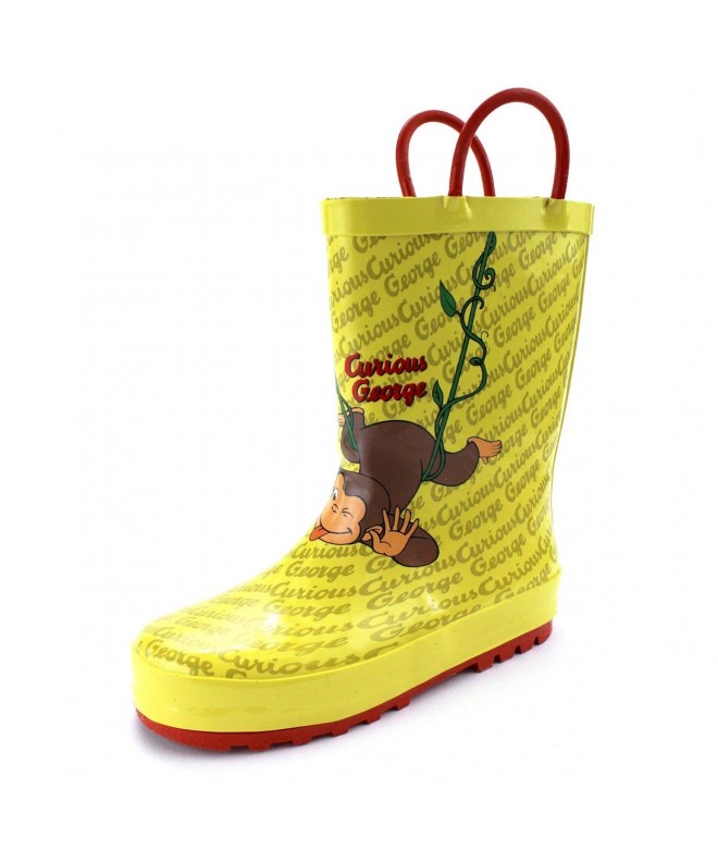 Boots Boys Girls Rain Boots (Toddler/Little Kid) - Yellow - CX12E4IE6F5 $41.21