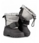 Boots Kids Snow Boots for Girls and Boys Youth and Toddler Snow Boots - Grey (V1) - C618I0ELDWL $50.75