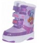 Boots Paw Patrol Girl's Snow Boots with Easy Straps Closure (Toddler - Little Kid) - Purple - CG187I9Q6IS $48.47