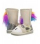 Boots Kid's Luna Unicorn Boots Fashion - Natural - CL12KA4WNIN $46.35
