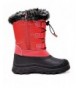 Boots Boys & Girls KSNOW Insulated Waterproof Snow Boots - Red - CO1848LNXZX $45.26