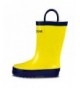 Boots Rain Boots with Easy-On Handles for Toddlers and Kids - Classic Yellow - C712NRHHGC1 $34.69