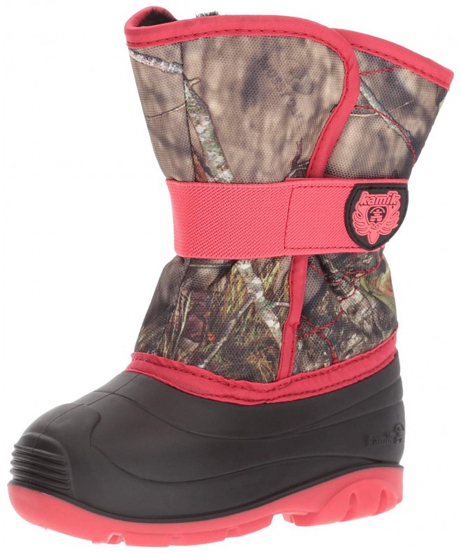 Boots Kids' Snowbug3 Snow Boot - Camo/Red - CT12NV87SK2 $69.30