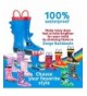 Boots Children's Rubber Rain Boots - Little Kids & Toddler - Boys & Girls Patterns - Blue (Angry Shark Fin) - CQ18GEHAIYX $43.28