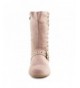 Boots Girls Side Zipper & String Faux Suede Slouch Boots (Toddler/Little Kid/Big Kid) - Dusty Pink - CL188NX4XUG $48.98