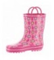 Boots Rainboot TLF500 Girls' Toddler Boot - Fuchsia/White - C412MYBCVT1 $48.77