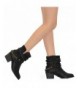 Boots Girl's Cute Strappy Low Heeled Ankle Boots - Black Nb*r - CM18KR7I9ZO $54.02