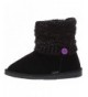 Boots Kids' Girl's Patti Boots Fashion - Ebony/Lilac - CC18GTKQYYT $49.91