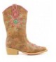 Boots Girls Savvy Brown Fashion Cowboy Boot - Brown - CP11LGADAMX $77.91