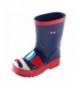 Boots Toddler/Little Kids/Big Kids Boys and Girls Waterproof Thick Fun Prints Rubber Rain Boots - Navy - CE18LEL39SH $40.44