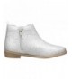 Boots Kids Girl's Carmina Sliver Western Boot - Silver - CZ189ON27GI $47.62