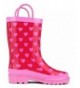 Boots Kids Girls' My Little Pony Rainbow Character Printed Waterproof Easy-On Rubber Rain Boots (Toddler/Little Kids) - CQ128...