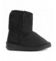 Boots Girl's Kids Lovely 4-Buttons Fur-Lined Snow Warm Winter Knee High Boots - Black-55 - CQ18KZHRQZT $29.14