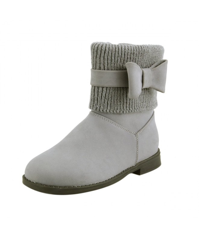 Boots Cuffed Bootie - Grey - C312N467QBK $31.40