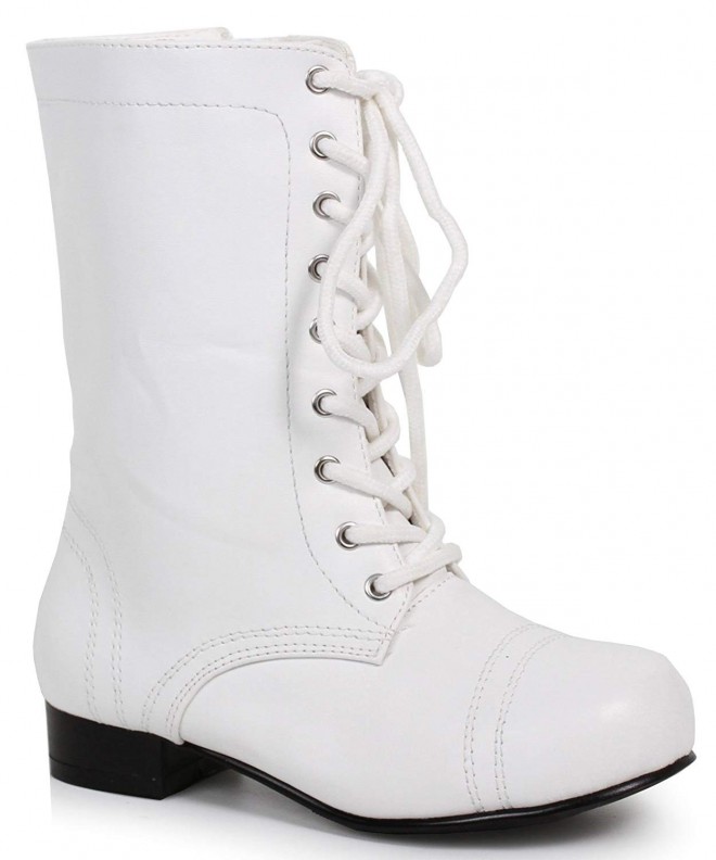 Boots 1" Combat Boots. Childrens. - White - CQ17XX05TAH $78.41