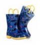 Boots Children's Rain Boots for Little Kids & Toddlers - Boys & Girls - Navy (Camp Fire) - C618C9TOQLK $28.25