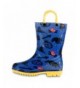 Boots Children's Rain Boots for Little Kids & Toddlers - Boys & Girls - Navy (Camp Fire) - C618C9TOQLK $28.25