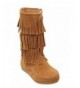 Boots Candice-48K Child Girl Snow Boots Mid Calf Comfortable Boots - Tan - CM125JXBQP7 $59.49