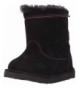 Boots Kids Girls' Fashion Pull-On Plush Boot - Makena Licorice - CV12O6I3IK6 $49.95