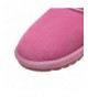 Boots Girls Fancy Mid-Calf/Ankle Suede Snow Boots Kids Skidproof Warm Fur Lined Winter Boots - Pink - CA12O1BAZPQ $50.29