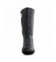 Boots Girls Faux Leather Basic Long ZipperClosure Boots (Toddler/Little Kid) - Dk Grey - C3188D8MML0 $38.44