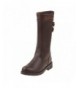 Boots Tall Riding Boots with Diamond Weave Trim and Side Zip (Little Kid/Big Kid) - Brown - CD18KCL07LL $70.71