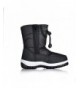 Boots Toddler Boy's and Girl's Winter Snow Boots - Nfwbn712 - Black - CX18EXL2HZC $44.26