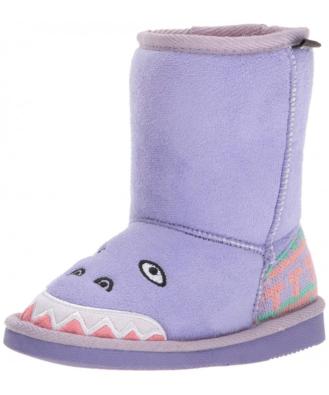 Boots Kid's Cera Dinosaur Boots Fashion - Purple - C2182L6O4ZK $65.20